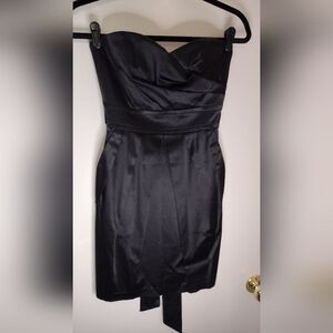 Teeze Me Black Strapless Dress